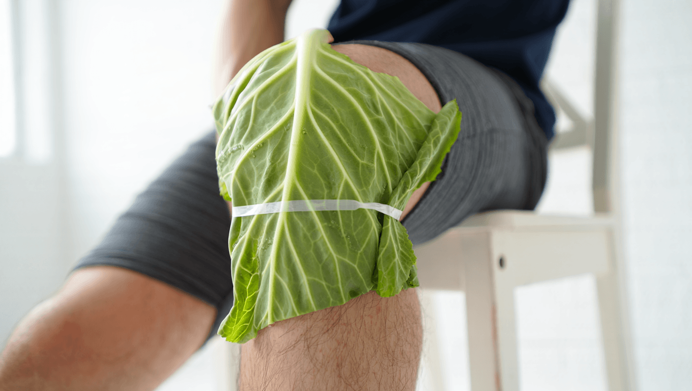 Les feuilles de chou peuvent-elles vraiment réduire les douleurs au genou ?
