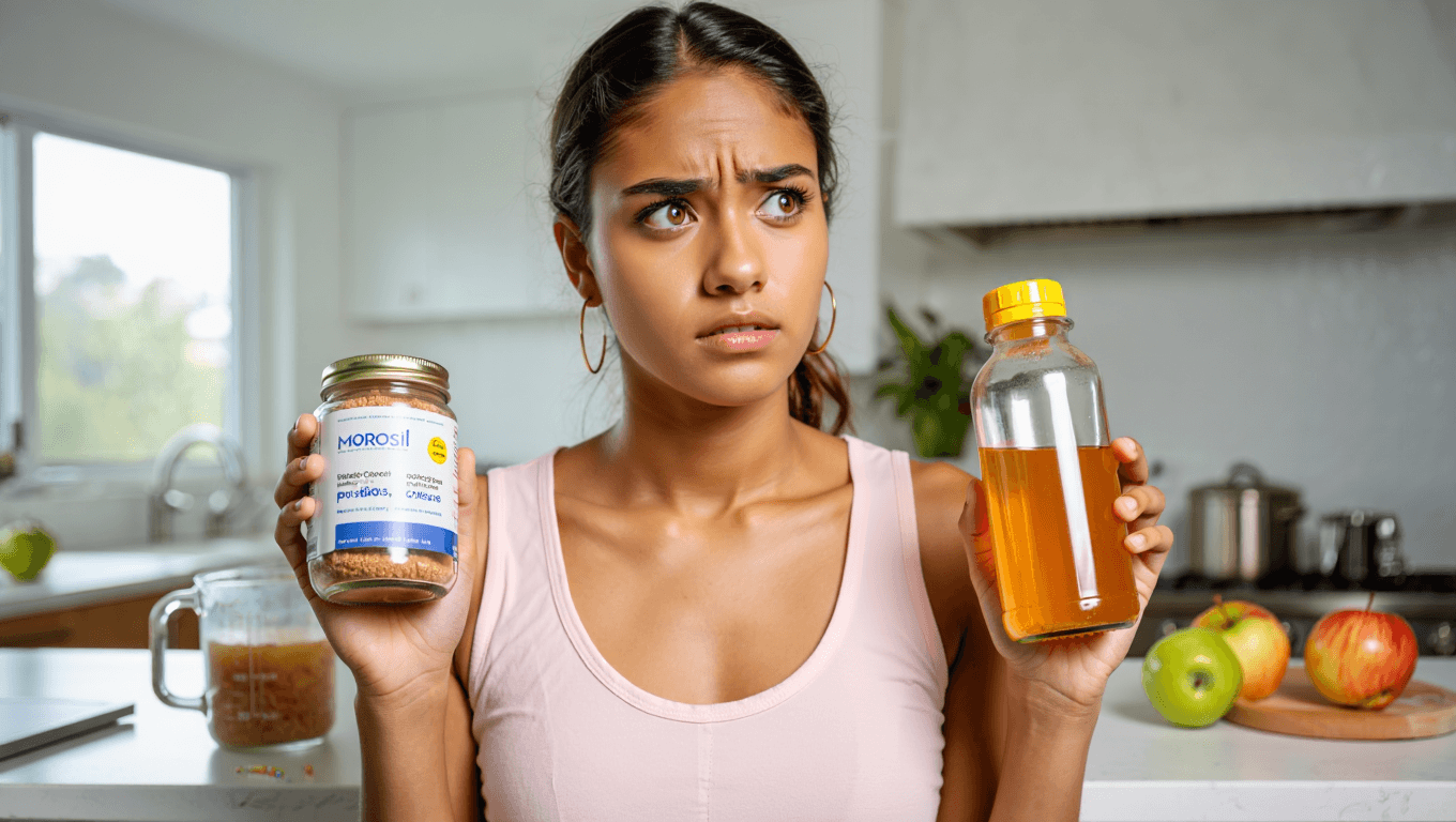 morosil et vinaigre de cidre