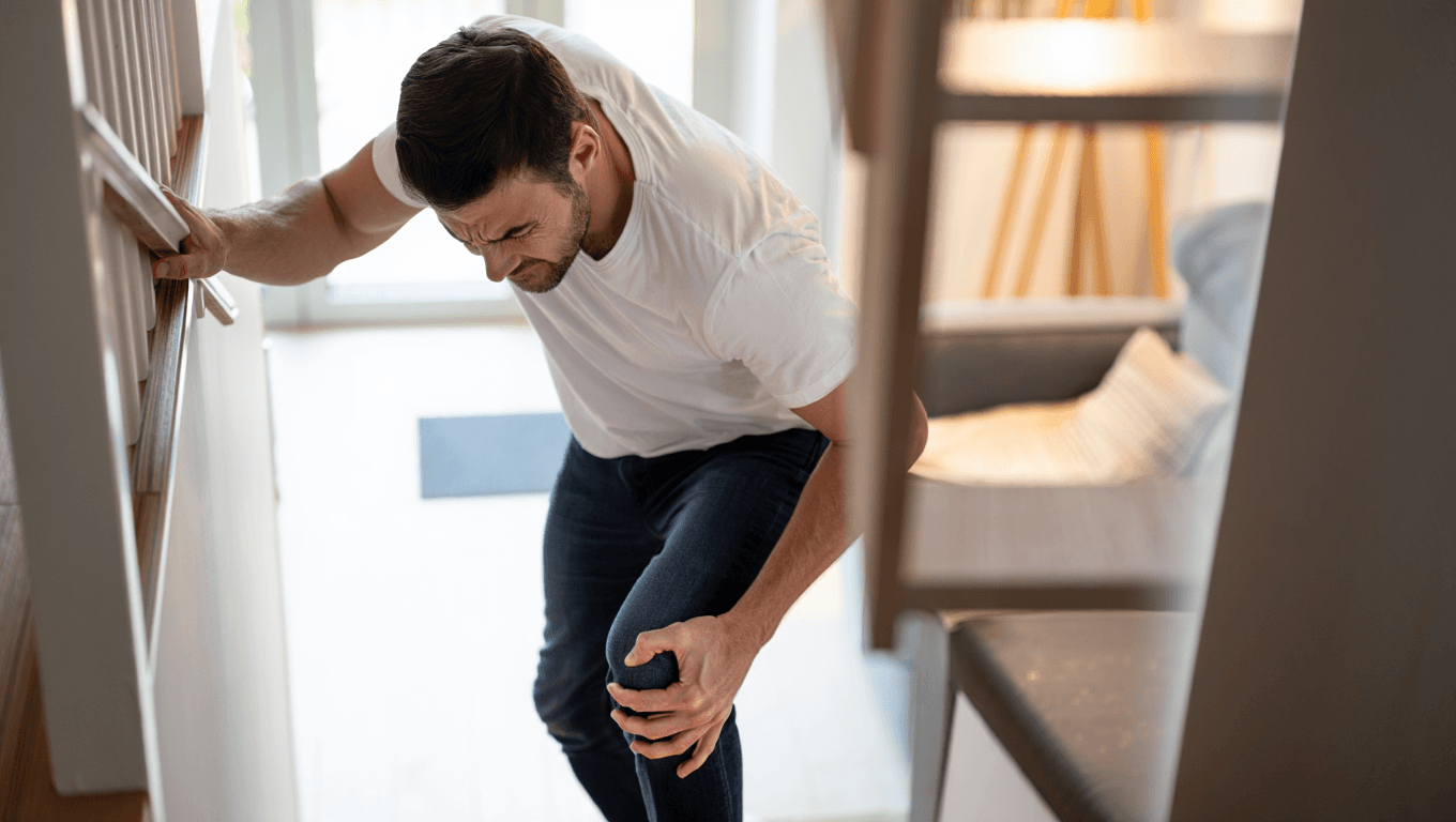Douleurs au genou après avoir monté les escaliers ? Causes et solutions simples pour vous soulager.
